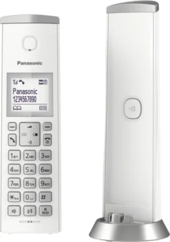 Panasonic KX-TGK220 DECT-Telefon Weiß Anrufer-Identifikation -Elektronikpunkt 30fa296a7cb8a2e39f62d5fa301762c1