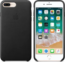 Apple IPhone 7 Plus / 8 Plus Leder Case, Schwarz -Elektronikpunkt 310ed12c150f044841badbffafbecb45