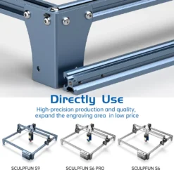 Sculpfun Engraver Extension Kit Erweiterungskit Für S6/S6pro/S9 Graviermaschinen Verlängerter Schaft 950 Mm X 410 Mm+ 300x200mm SCULPFUN Wabenarbeitstisch+Walze Roller Set SCULPFUN -Elektronikpunkt 3189a051dc83e5fb9217d22e2f5fda08 1