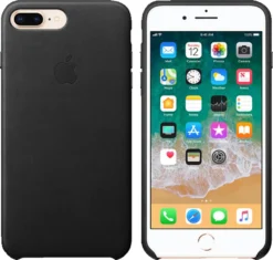Apple IPhone 7 Plus / 8 Plus Leder Case, Schwarz -Elektronikpunkt 31d881a7b06bc6230ee6235d9ba023a3