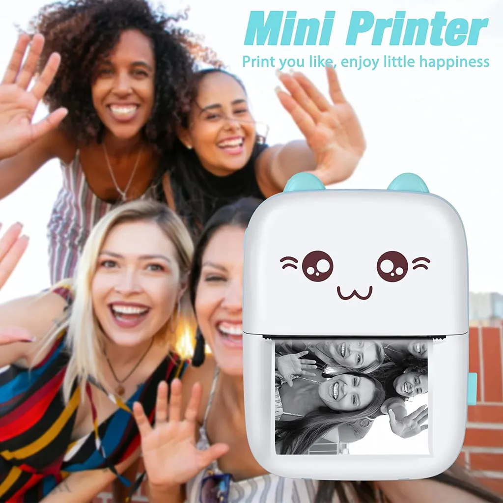 Mini Drucker, Taschendrucker, Thermofotodrucker, Tragbarer Mini Fotodrucker, Mobiler Fotodrucker Für Smartphone Bluetooth, Kompatibel Mit Android- Und 8 Mini Drucker, Taschendrucker, Thermofotodrucker, Tragbarer Mini Fotodrucker, Mobiler Fotodrucker Für Smartphone Bluetooth, Kompatibel Mit Android- Und – Bild 6