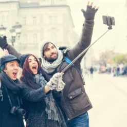 Selfie Stick Stativ Erweiterbar Selfiestick Fernbedienung Einbeinstativ Hand Monopod Einbeinstativ Halter Self IOS Android Smartphone Stab 78cm Retoo -Elektronikpunkt 33039e3bd5330866924be940518bd9a3