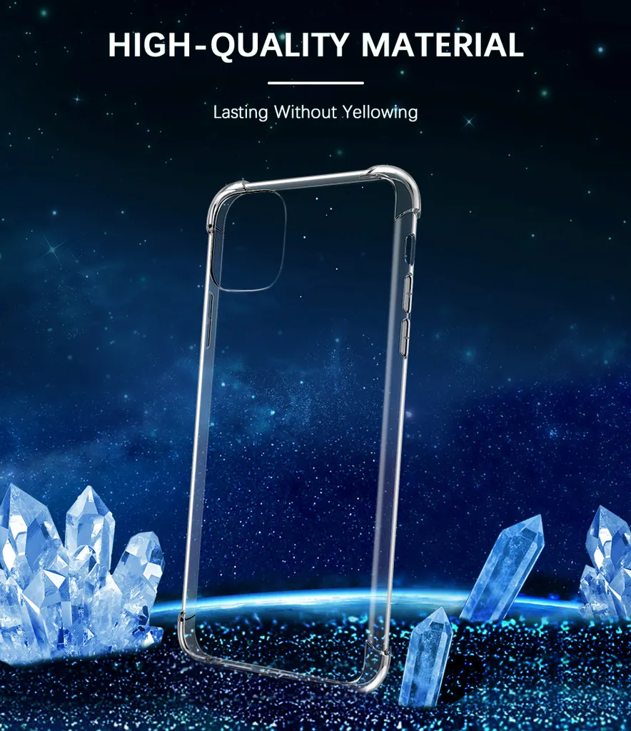 Schlanke IPhone 11-Hülle Schutzhülle Transparent / Stoßfest / Stylisch / Schlank / Unterstützt Kabelloses Laden / Hochwertiges Material 5 Schlanke IPhone 11-Hülle Schutzhülle Transparent / Stoßfest / Stylisch / Schlank / Unterstützt Kabelloses Laden / Hochwertiges Material – Bild 3