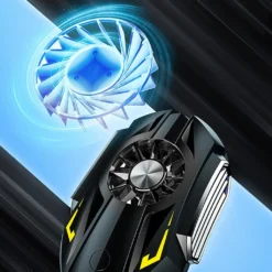 Handy-Kühler,Handy-Lüfter Mit LED Lichter,Geeignet Für 4-6,5 Zoll Handys Schwarz -Elektronikpunkt 33d098dbe354acf137d9af4459cb901f