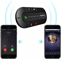 Bluetooth Auto Freisprecheinrichtung Lautstärkeregler KFZ Musik Freisprechanlage Akku 16 Stunden Freisprechanlage Sonnenblende IPhone Samsung Retoo -Elektronikpunkt 3415030c264d1c39974a42702b4a825d