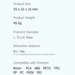 CREALITY 3D Spider Hochtemperatur-Hotend Mit Schneller Waermeableitung Fuer 3D-Drucker Ender-3 Pro/Ender-3/Ender-3 V2/Ender-5/Ender-2/CR-10 S5/CR-10/CR-20 Pro Support PLA ABS-PETG-TPU-Nylon-Filament 25 CREALITY 3D Spider Hochtemperatur-Hotend Mit Schneller Waermeableitung Fuer 3D-Drucker Ender-3 Pro/Ender-3/Ender-3 V2/Ender-5/Ender-2/CR-10 S5/CR-10/CR-20 Pro Support PLA ABS-PETG-TPU-Nylon-Filament -Elektronikpunkt 34fd1b50c298228db95cadefe3314c5e