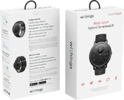 Withings Steel HR Sport Multi-Sport Hybrid Smartwatch GPS Schwarz -Elektronikpunkt 34fd7565fb415751db76023f44108c88