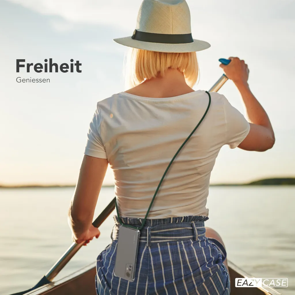 EAZY CASE Handykette Kompatibel Mit Xiaomi 12 / 12X Kette, Handyhülle Mit Umhängeband, Handykordel, Schutzhülle, Kette, Silikonhülle, Silikon Cover, Grün 4 EAZY CASE Handykette Kompatibel Mit Xiaomi 12 / 12X Kette, Handyhülle Mit Umhängeband, Handykordel, Schutzhülle, Kette, Silikonhülle, Silikon Cover, Grün – Bild 2