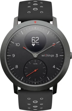 Withings Steel HR Sport Multi-Sport Hybrid Smartwatch GPS Schwarz