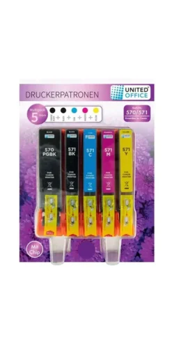UNITED OFFICE Druckerpatronen Canon Multipack