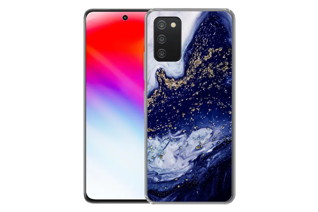 MuchoWow® Handyhülle Schutzhülle Hülle Für Samsung Galaxy A53 5G Marmor - Gold - Natursteine Silikon Softcase Handy Hülle - Schutzabdeckung 4 MuchoWow® Handyhülle Schutzhülle Hülle Für Samsung Galaxy A53 5G Marmor - Gold - Natursteine Silikon Softcase Handy Hülle - Schutzabdeckung – Bild 2