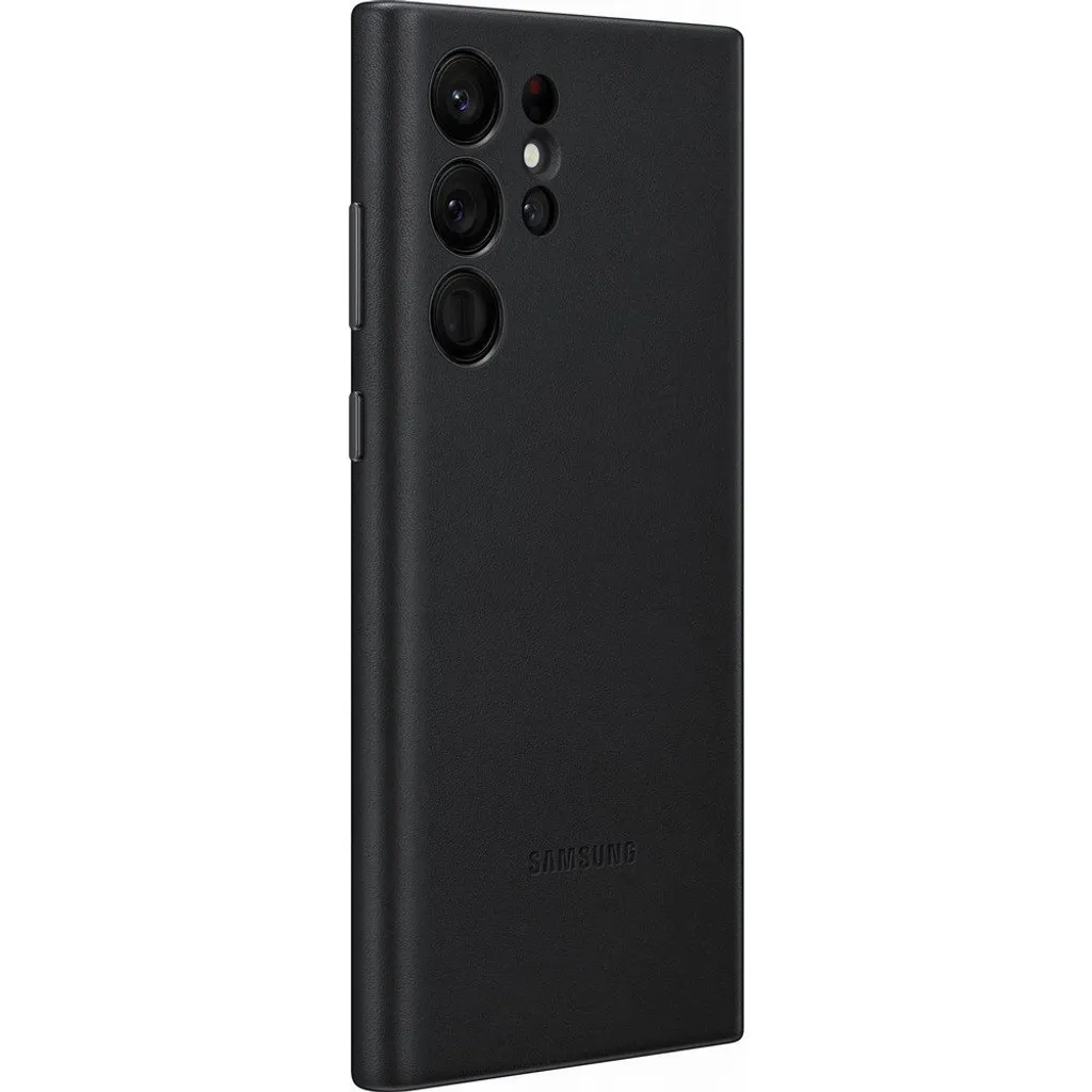 Samsung Leather Cover Echtlederhülle Für Samsung Galaxy S22 Ultra Schwarz (EF-VS908LBEGWW) 4 Samsung Leather Cover Echtlederhülle Für Samsung Galaxy S22 Ultra Schwarz (EF-VS908LBEGWW) – Bild 2