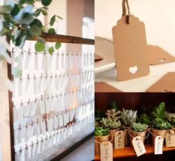 200stk. Kraftpapier Anhänger Etiketten Geschenkanhänger 4X9cm Mit Herz Und Jute Schnur 60M Für Hochzeit Geschenke Zum Basteln Als Preis-Etiketten -Elektronikpunkt 392110053cb2696f39cae6943704c062