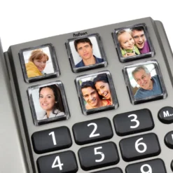 Profoon TX-560 - Schnurgebundenes Telefon Mit Großen Fototasten Und Zahlen, Schwarz -Elektronikpunkt 39277c8840dba48eceba2f14795578e1