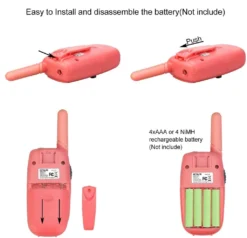 Retevis RT637 Walkie Talkies Kinder 2er Pack, Spielzeug Geschenke Für Kinder Familie 6-12 Jahre,16 Kanäle Mit Taschenlampe LCD VOX Für Weihnachts Wandern Im Freien Abenteuer Indoorspiele(Blau) -Elektronikpunkt 39965c8cf680d46cf309dcd5d0a57b79