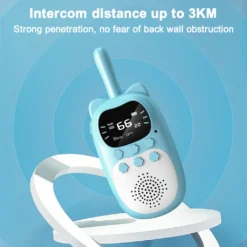 Spielzeug Für Kinder Im Alter Von 3–14 Jahren, Walkie-Talkie Für Jungen Und Mädchen, 22-Kanal-Handfunkgerät Mit Hintergrundbeleuchteter LCD-Taschenlampe, 3 Km Lange Reichweite Für Camping, Wandern, Outdoor-Abenteuer,Blue+Blue -Elektronikpunkt 399d42e389d445097f14bdc8945668bb