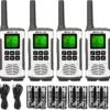 Retevis RT45 Walkie Talkie 4er Set, Funkgeräte Mit 16 Kanäle, Mit Wiederaufladbare AA-Batterie USB-Ladekabel, Vox Taschenlampe, Geschenke Für Jungen Mädchen (4er) -Elektronikpunkt 39b5144a63b02770cef28c0570dbe9bf
