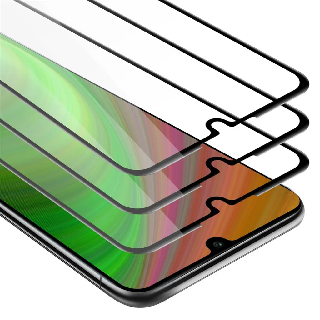 Cadorabo 3x Vollbild Panzer Folie Für Huawei P30 LITE Schutzfolie In Schwarz Tempered Display-Schutzglas 5 Cadorabo 3x Vollbild Panzer Folie Für Huawei P30 LITE Schutzfolie In Schwarz Tempered Display-Schutzglas – Bild 3