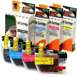 Patronen Set Kompatibel Brother MFC-J5335DW Alle Farben 4x LC-3219 XL Tinte Tintenpatronen XL-Set LC3219XLVALDR