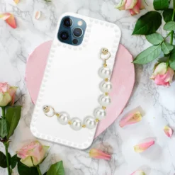 Cadorabo Hülle Für Apple IPhone 12 PRO Schutz Hülle In Weiß Handyhülle TPU Etui Cover Handgelenk Kette -Elektronikpunkt 3c03949d95c1785f0454558c67932c3f