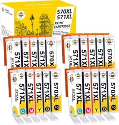 20er Für Canon PGI-570 XL CLI-571 XL Druckerpatronen Kompatibel Canon 570XL 570 XL PIXMA MG5750 7700 7750 5751 5752 5753 TS5050 6050 5055 5052 5000