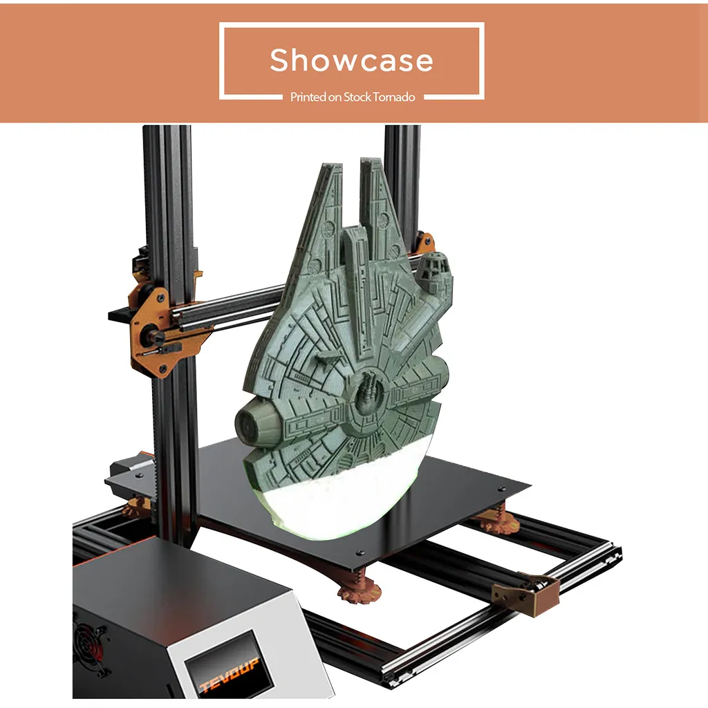 TEVOUP TORNADO 3D-Drucker 300 X 300 X 400 Mm Bauvolumen DIY Titan Extruder MK8 Düse 2,5 Zoll Touchscreen Für 1,75 Mm Filament PETG/PLA/PVA/Holz 7 TEVOUP TORNADO 3D-Drucker 300 X 300 X 400 Mm Bauvolumen DIY Titan Extruder MK8 Düse 2,5 Zoll Touchscreen Für 1,75 Mm Filament PETG/PLA/PVA/Holz – Bild 5