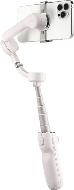DJI OM 5 Gimbal Smartphone, 3-Achsen Stabilizer, Integrierter Verlngerungsstab, Handlicher Und Faltbarer Handy Gimbal Mit ShotGuides, Vlog-Stabilisierung, YouTube & TikTok-Videos, Wei -Elektronikpunkt 3d62b21a139afb0dcec20d309c2412b6