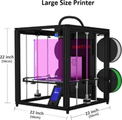 Zonestar Z9V5 PRO MK4 Verbesserter 3D-Drucker 300 X 300 X 400 Mm Druckgröße Mit Einstellbarem Vier-Extruder-Design Mehrfarbendruck Funktioniert Mit PLA/PLA+/PVA/PETG Usw. -Elektronikpunkt 3e879c87001e39441e4cabdb8b7e1ac8