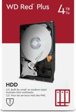 WD Red™ Plus NAS 3,5-Zoll-Festplatte 4 TB, 5400 U/min, SATA 6 Gbit/s -Elektronikpunkt 4025ee7070b5161df4aa0d80633e9bf3