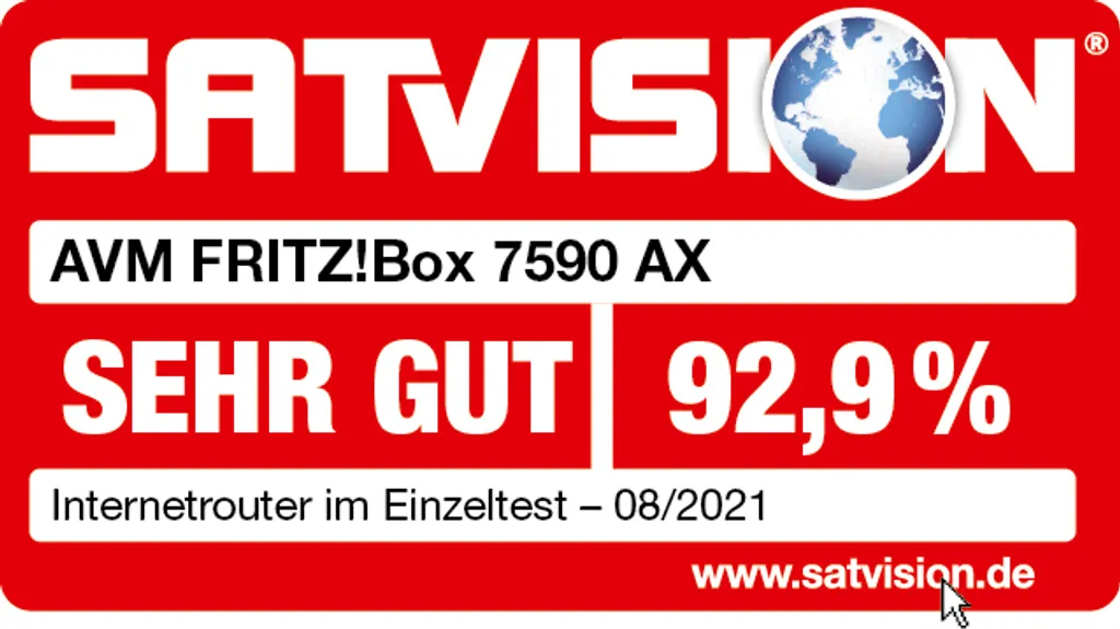 AVM FRITZ!Box 7590 AX WLAN-Router Gigabit Ethernet Dual-Band (2,4 GHz/5 GHz) Weiß 10 AVM FRITZ!Box 7590 AX WLAN-Router Gigabit Ethernet Dual-Band (2,4 GHz/5 GHz) Weiß – Bild 8