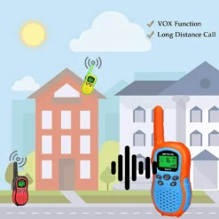 Retevis RA617 Walkie Talkie Kinder 3er, Spielzeug Kinder Für 4-12 Jährige, 16 Kanäle Mit LCD-Taschenlampe VOX, Weihnachtsgeschenk Für Kinder Camping, Wandern ( 3Stück ) -Elektronikpunkt 41d9c84d91e9a71bca278576cb431099