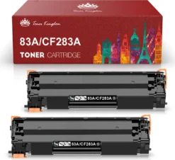 2-Pack CF283A Schwarz Toner, Kompatibel Für HP 83A CF283A Druckerpatrone Für HP Laserjet Pro MFP M 127 FW 125 M125 NW 225 M125NW M127FW M127FN M201DW M201 M201N M225DW Drucker