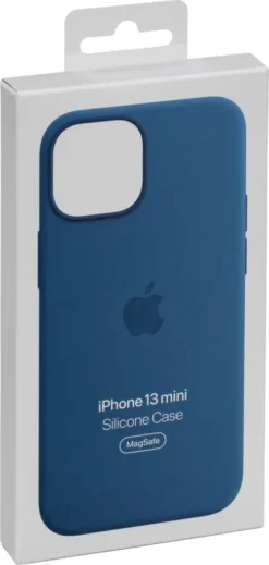 Apple IPhone 13 Mini Silicone Case, MagSafe - Blue Jay