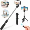 Selfie Stick 3 In 1 Bluetooth Selfie Stick Stativ 360° Rotation Monopod Teleskop Selfiestick -Elektronikpunkt 4606e7ee0ca6ccdd11ab1f16bf456001