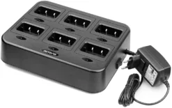 Retevis RT668 Walkie Talkie Ladegerät Mit Sechs-Wege, Für RT668 Walkie Talkie Und Akku Verbessert Das Laden Und Die Arbeitseffizienz (1 Stück)