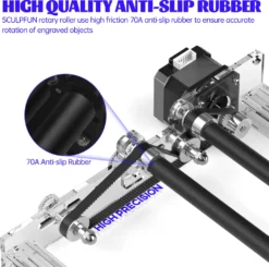 SCULPFUN Walze Roller Set Für Zylindrische Objekte Mit 360° Drehbarer Gravierachse 6-150 Mm Kompatibel Mit 95% Der Graviermaschinen -Elektronikpunkt 467712c0ed6c2c0306b2715b1fe5c6a8