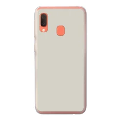 MuchoWow® Handyhülle Schutzhülle Hülle Für Samsung Galaxy A20e Grau - Hell - Herbst Silikon Softcase Handy Hülle - Abdeckung
