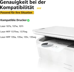 CMYBabee Toner Kompatibel Für HP 106A W1106A Laser 107a 107w MFP 135w 135wg 137fnw Mit CHIP 10 CMYBabee Toner Kompatibel Für HP 106A W1106A Laser 107a 107w MFP 135w 135wg 137fnw Mit CHIP -Elektronikpunkt 4a75807c1cf38cd151cb5279bb857423
