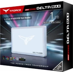 Team Group DELTA MAX LITE RGB - Festplatte - 1 TB SSD - SATA 6 Gb/s - 2,5 - Weiß -Elektronikpunkt 4d4ee06b0d7a0d4f4abcd3b1349e1495