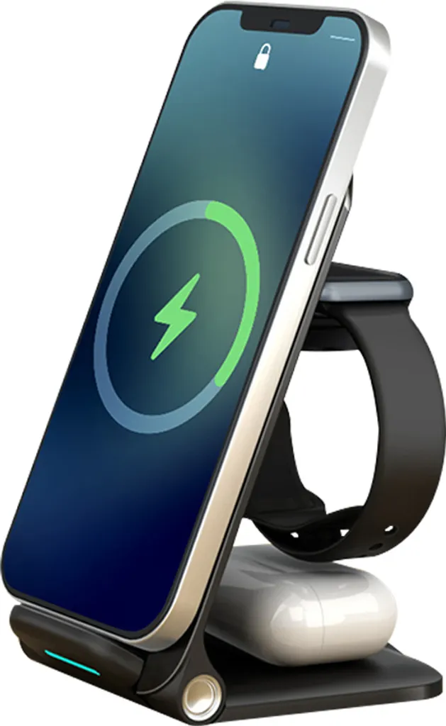 Kabellose 3-in-1-Ladestation, Schneller Kabelloser Ladeständer, Kompatibel Mit IPhone 13/12/11 Pro Max/X/XS/XR Max/8/8 Plus, AirPods 3/2/pro, IWatch 6/5/SE/4/3ColorBlack) 3 Kabellose 3-in-1-Ladestation, Schneller Kabelloser Ladeständer, Kompatibel Mit IPhone 13/12/11 Pro Max/X/XS/XR Max/8/8 Plus, AirPods 3/2/pro, IWatch 6/5/SE/4/3ColorBlack)