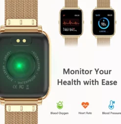 ARRK® Smartwatch, 1.4 Zoll Touch-Farbdisplay Mit Personalisiertem Bildschirm,Armbanduhr Mit Blutdruckmessung,Herzfrequenz,Schlafmonitor, Sportuhr IP67 Wasserdicht Schrittzähler Für Damen Herren -Elektronikpunkt 4da8ad3d55f3a00b58c3fa413387c117