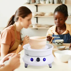 Elektrische Töpferscheibe Kinder DIY Tonwerkzeug 120W 15cm Potterrad Keramik Lehm Clay -Elektronikpunkt 4e8b89193f89b1f4400260cdd0ec55e5