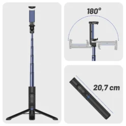 Samsung C&T Bluetooth Tripod Selfie Stick, Schwarz -Elektronikpunkt 4fdf8f87c1a61246268f49611183ba70