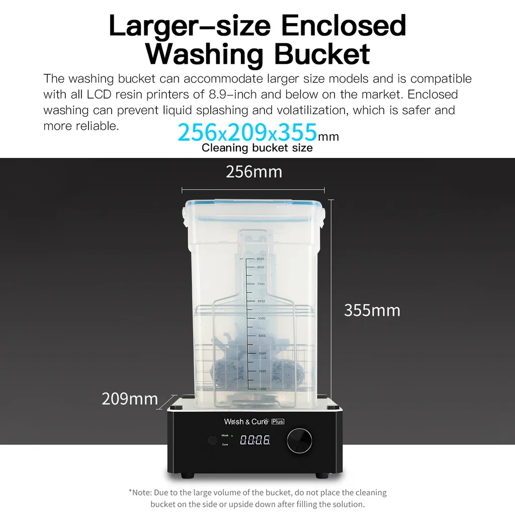ANYCUBIC Wash And Cure Plus, Waschgröße 192 Mm X 120 Mm X 290 Mm, Waschstation & Aushärtekammer 17 ANYCUBIC Wash And Cure Plus, Waschgröße 192 Mm X 120 Mm X 290 Mm, Waschstation & Aushärtekammer – Bild 15