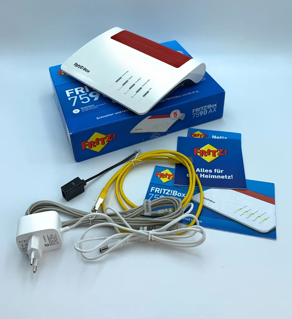 AVM FRITZ!Box 7590 AX WLAN-Router Gigabit Ethernet Dual-Band (2,4 GHz/5 GHz) Weiß 21 AVM FRITZ!Box 7590 AX WLAN-Router Gigabit Ethernet Dual-Band (2,4 GHz/5 GHz) Weiß – Bild 19