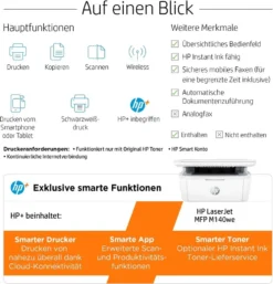 HP Hewlett Packard LaserJet MFP M140we - Multifunktionsdrucker - Weiß -Elektronikpunkt 51089a938dda41d7a27e01aaeb2922a6