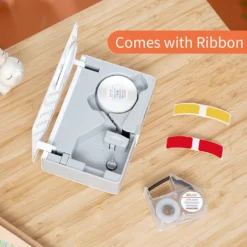 Niimbot B18 Mini-Etikettendrucker Thermotransfer-Aufkleber Barcode-Preisdrucker All-in-One BT Connect With Ribbon & PET Label Sticker Roll Kompatibel Mit Android IOS Microsoft -Elektronikpunkt 5145215bae176462cbc2651d14e1d07b