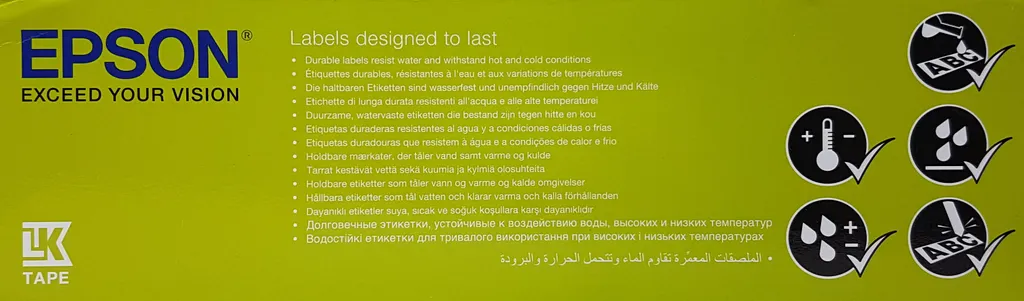 Epson® Epson LabelWorks LW-K400 - QWERTZ - Wärmeübertragung - 180 X 180 DPI - 6 Mm/sek - AA - Schwarz - Grü Epson 8 Epson® Epson LabelWorks LW-K400 - QWERTZ - Wärmeübertragung - 180 X 180 DPI - 6 Mm/sek - AA - Schwarz - Grü Epson – Bild 6