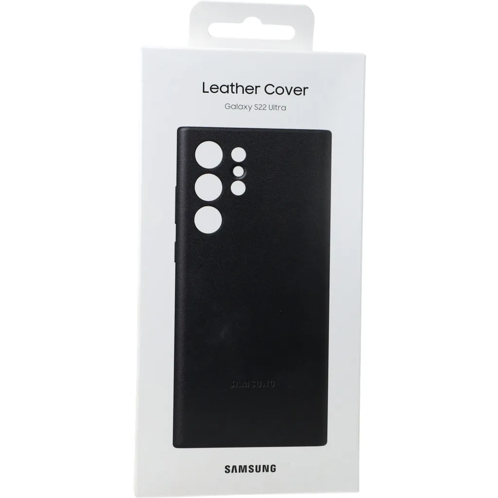 Samsung Leather Cover Echtlederhülle Für Samsung Galaxy S22 Ultra Schwarz (EF-VS908LBEGWW) 12 Samsung Leather Cover Echtlederhülle Für Samsung Galaxy S22 Ultra Schwarz (EF-VS908LBEGWW) – Bild 10