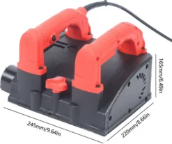 1680W Betonfräse Sanierungsfräse Walzenfräse Betonschleifer Schleifer Putzfräse -Elektronikpunkt 537c7330033e89edafaa3134b9fa50cc